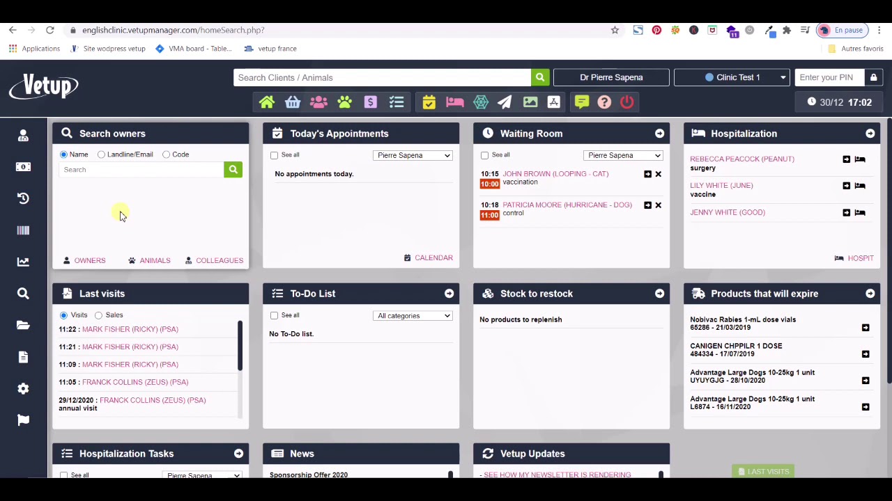 Set Up Displayed Windows From My Home Page Vetup Help